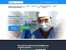 Tablet Screenshot of overstockedmed.com